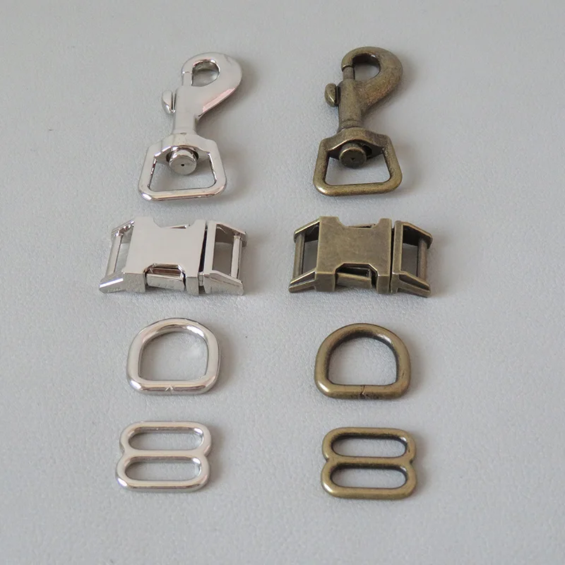 100 комплектов 15 мм 20 25 металлическая пряжка D-образное кольцо поворотная