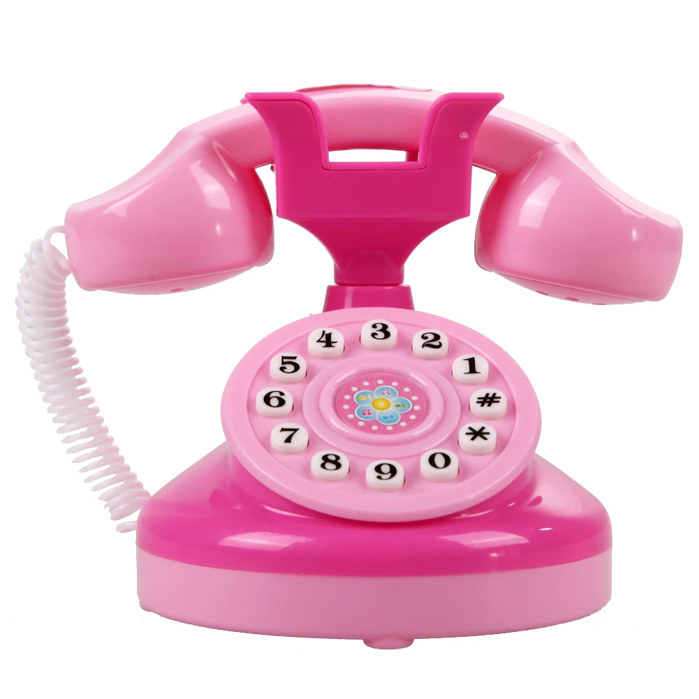 

Children Phone Toys Lovely Early Learning Children Girls Emulational Simulation Telephone Funny Learning Machine Birthday Gifts