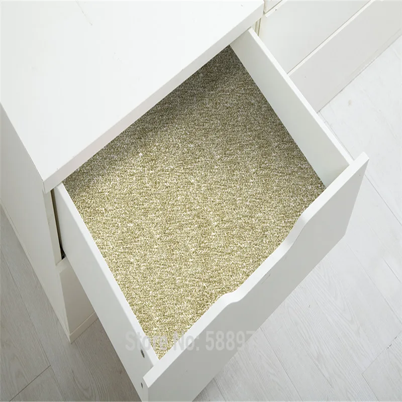 

Champagne Glitter Wallpapers Kitchen Bedroom Contact Paper Waterproof DIY Self Adhesive Wall Stickers Room Furniture Renovation