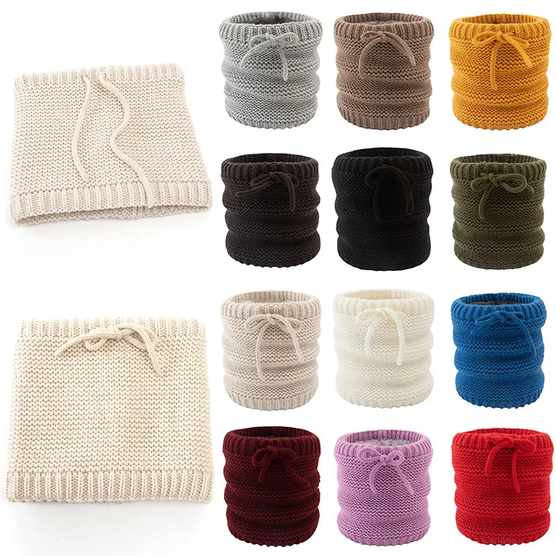 

2021 New Winter Scarf Fashion Neck Snood Ring Unisex Scarves Geometric Warm Fur Solid Female Cashmere Women Neck Wraps Hot Sale