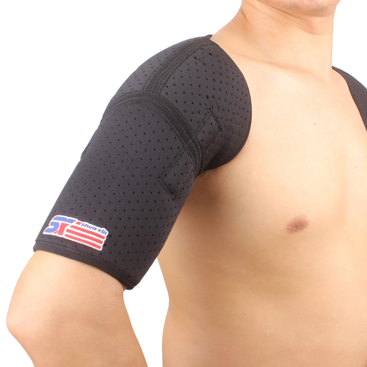 Магнитная терапия дышащие плечевые накладки Sx640 черный в одной упаковке от AliExpress WW