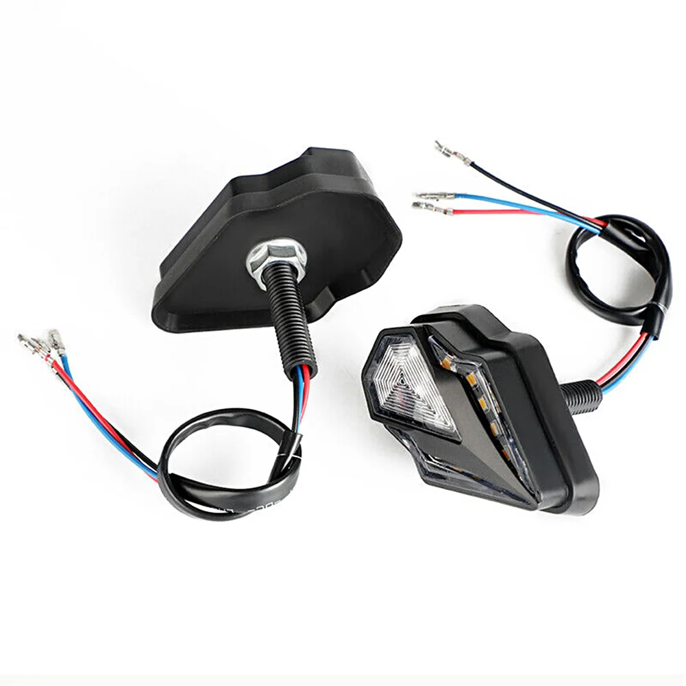 

Motorcycle Embedded Installation Turn Signal Light Red Amber LED Light Flowing Water Daytime DRL Light Motorcycle Signal Light