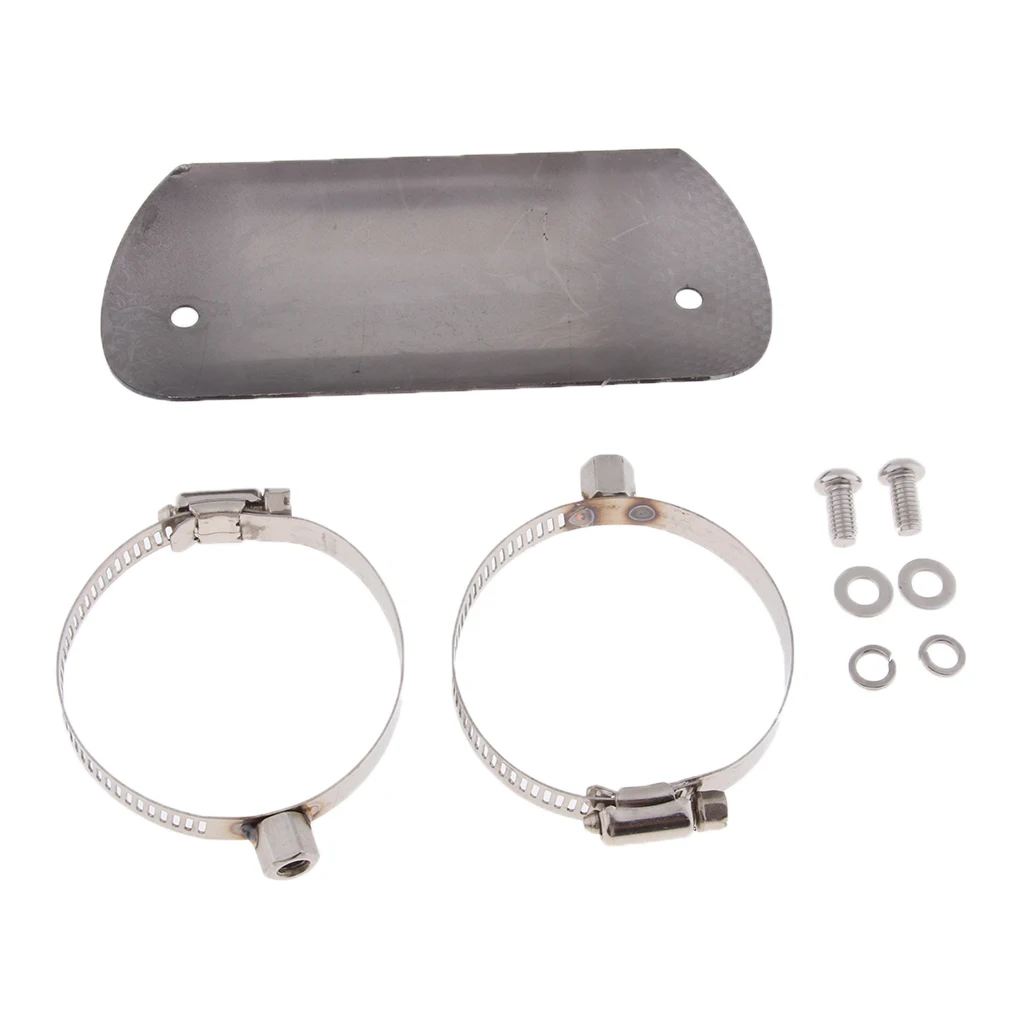 

Universal Carbon Fiber Exhaust Heat , Motorcycle Motorbike Muffler