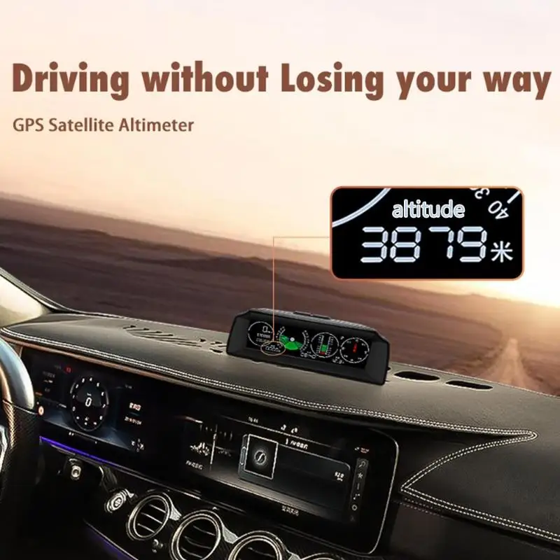 VODOOL gps GO-2 Многофункциональный al умный автомобильный измеритель наклона компас инклинометра Спидометр Функция измерения высоты