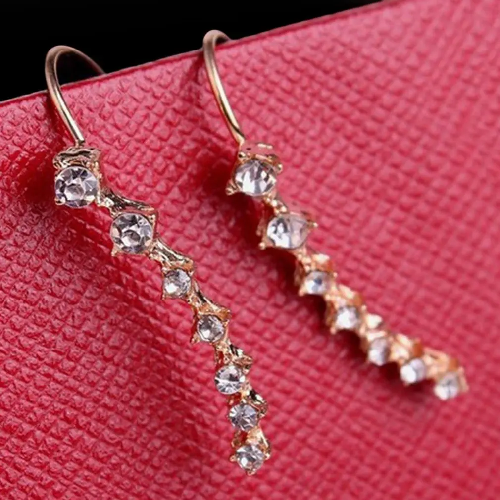 1 пара женские блестящие хорошо сочетающиеся серьги гвоздики в Корейском стиле