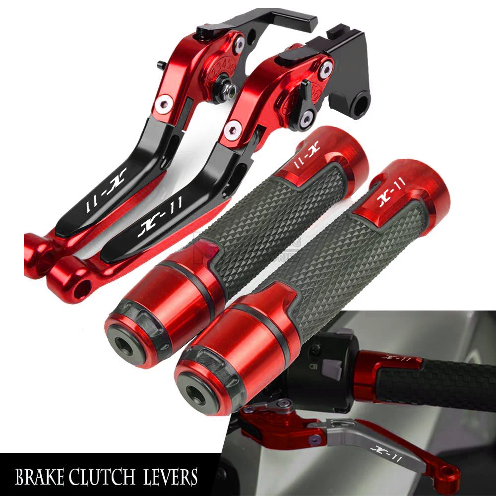 

For Honda X-11 X11 1999 2000 2001 2002 Accessories Motorcycle Brake Handle Clutch Lever Aluminum Adjustable Clutch Brake Levers