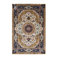 2x3 prayer rug silk carpet hand knotted for muslim prayer mats vintage pattern eid rugs tassel