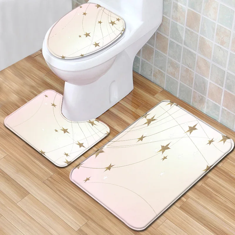 3 шт. Противоскользящие коврики для ванной и туалета|Коврики ванной| |