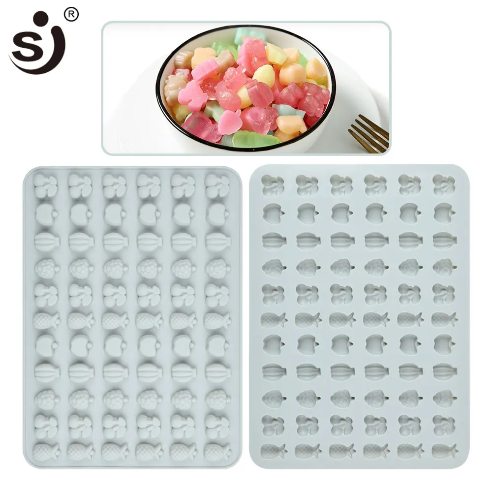 SJ 3d силиконовые формы для шоколада с фруктами и вишнями инструменты выпечки