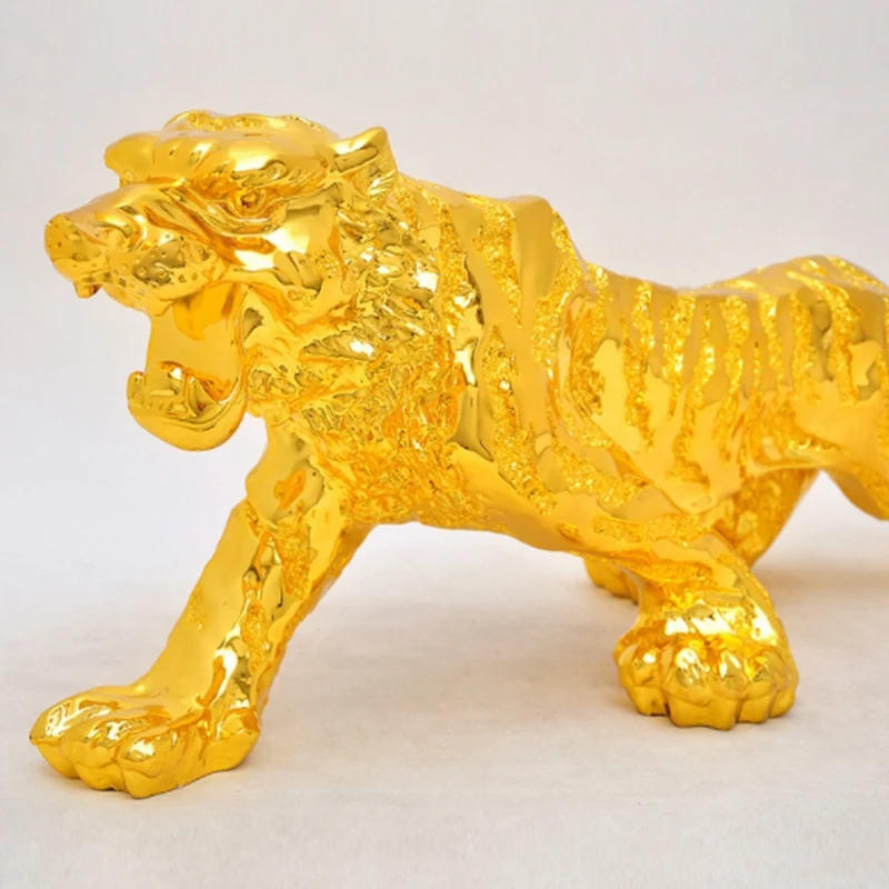 

Resin Tiger Chinese Zodiac Tiger Home Decorations Natural Resin Making Birthday Gifts and Christmas Gifts Decoration