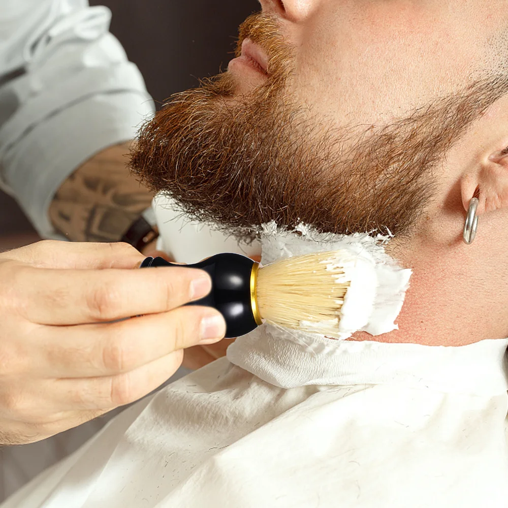 

Wooden Handle Shaving Brush Beard Care Brush Male Personal Care Supply