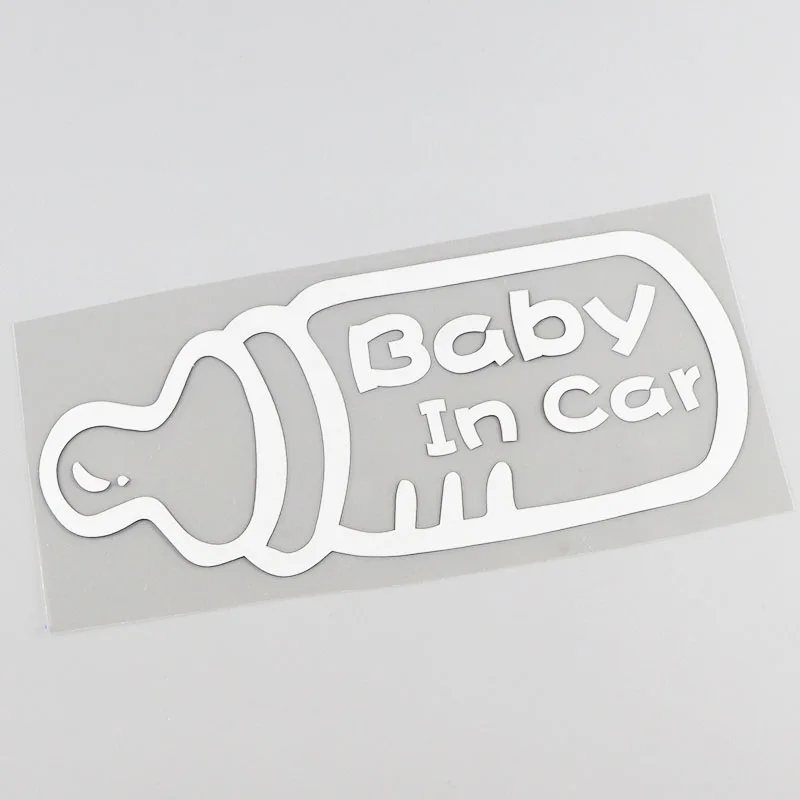 Автомобильный Стайлинг виниловые детские наклейки на доске в машине бутылочки
