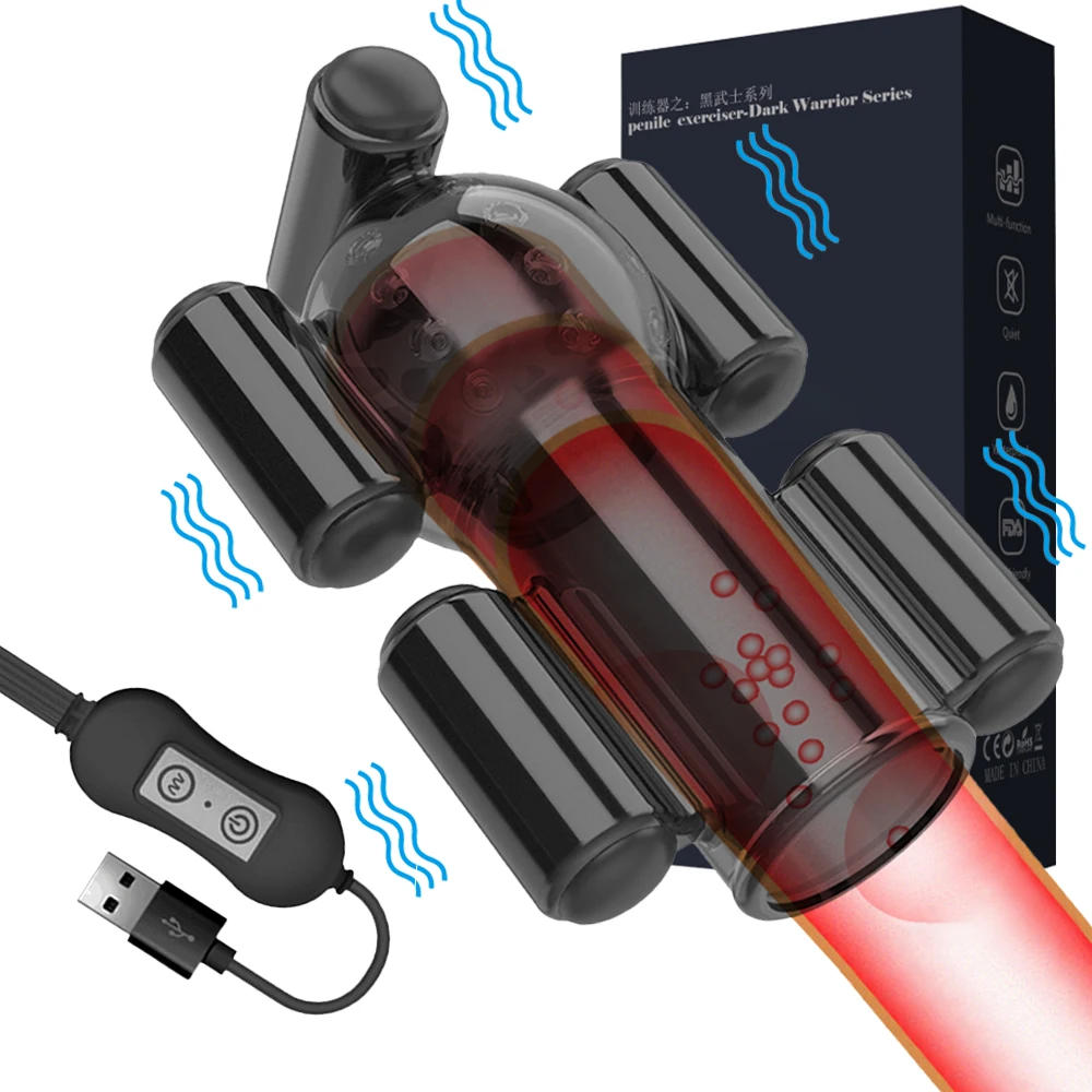 Массажер для пениса взрослых Мужской мастурбатор тренажер головки члена