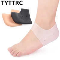 2pcs1pair anti cracking anti slip moisturizing silicone feet protector heel socks foot care protective sleeve health care tools