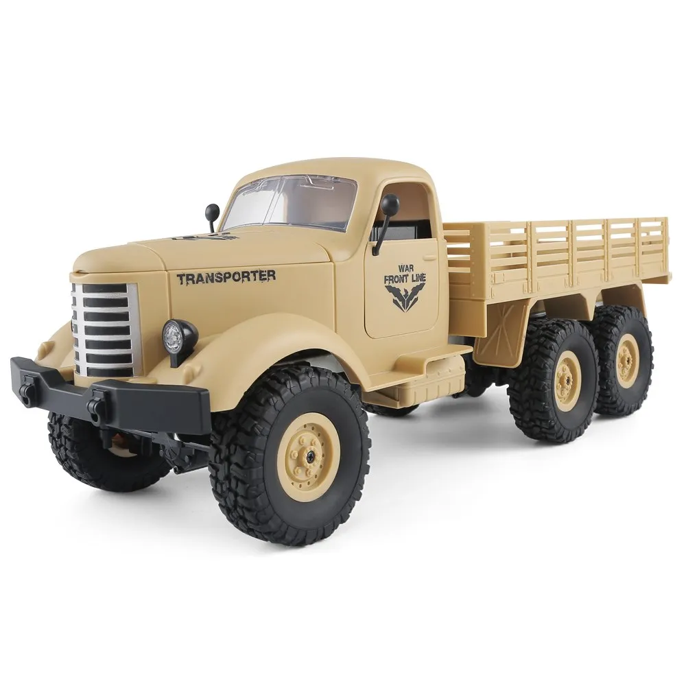 JJRC Q60 / Q61 1/16 RC грузовик 2 4G 6WD/ 4WD внедорожный гусеничный военный армейский