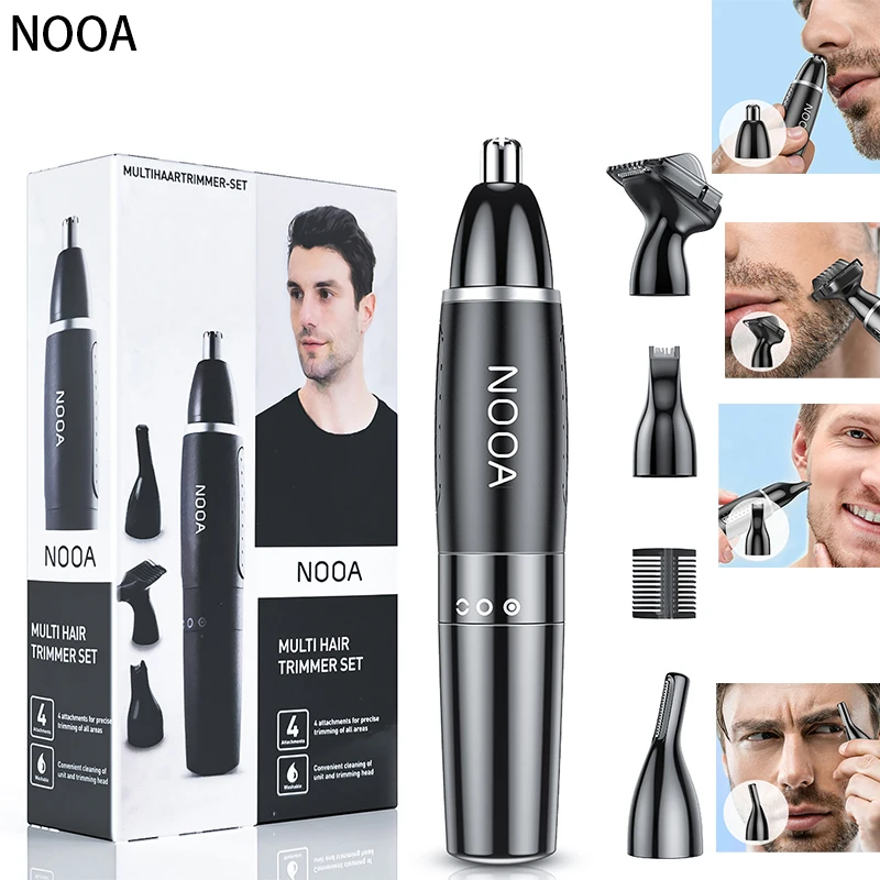 4 IN 1 Nose and ear Trimmer for nose hair trimmer Eyebrow trimmer haircut nose razor nose cut sideburn trimmer for nose and ear