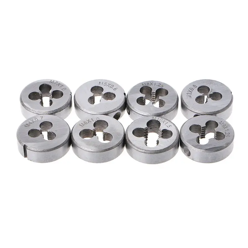 

20 Pcs Tap Die Set Metric Hand Threading Tool Tungsten Carbide Screw Thread