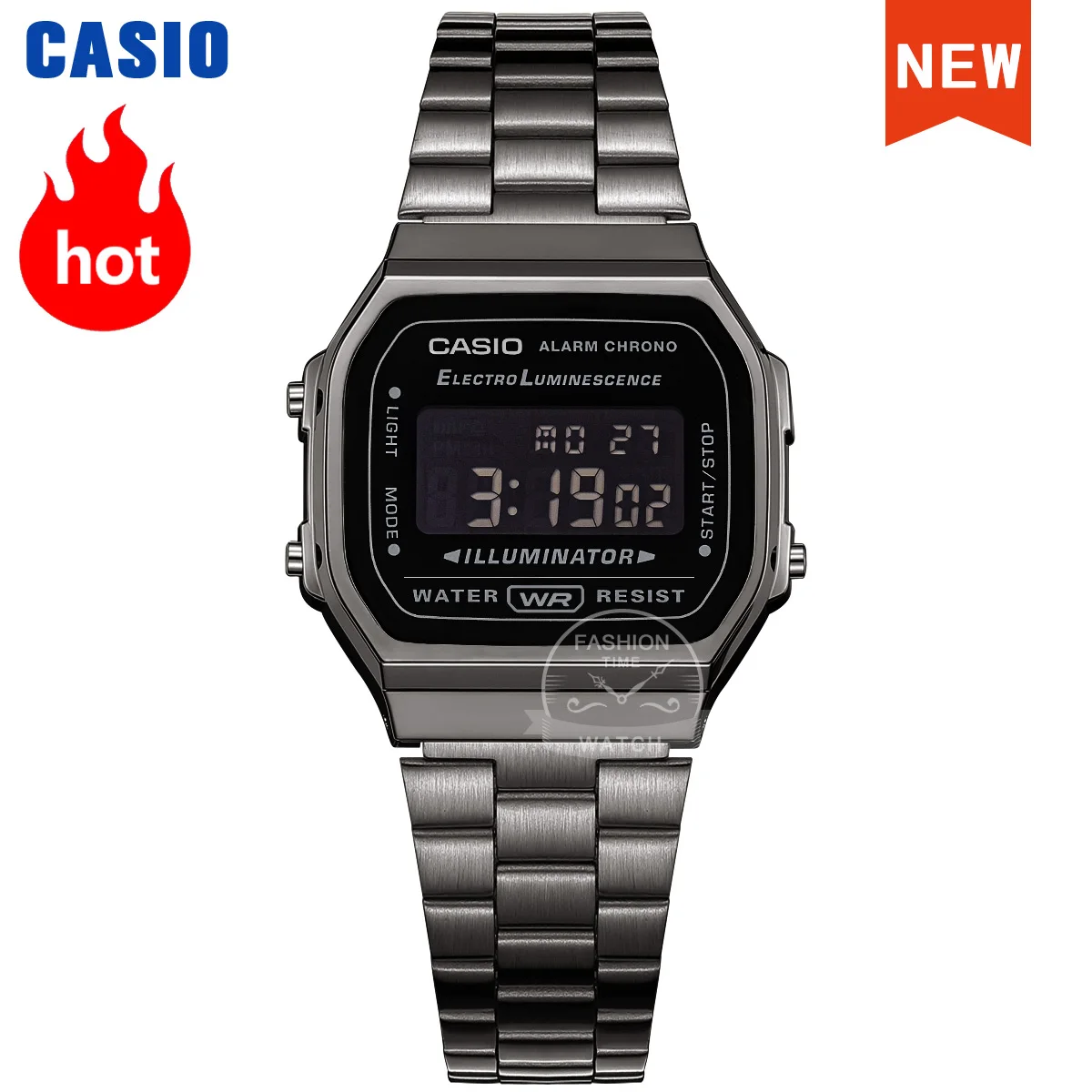 

Casio wrist watch men top luxury set quartz watch Small silver watch Sport men watch relogio masculino часы мужские A168WEGG-1B