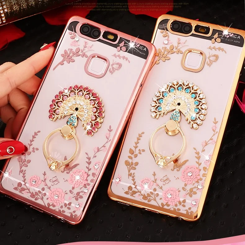 Роскошный чехол для телефона из мягкого термопластика с кристаллами