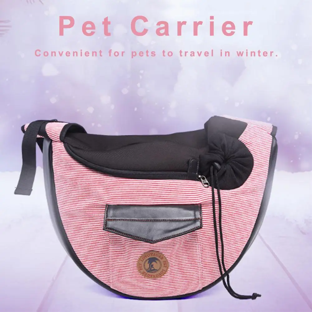 

Pet Carrier Cat Dog Small Animal Carrying Bag Sling Front Mesh Travel Tote Shoulder Bag Cat Accessories