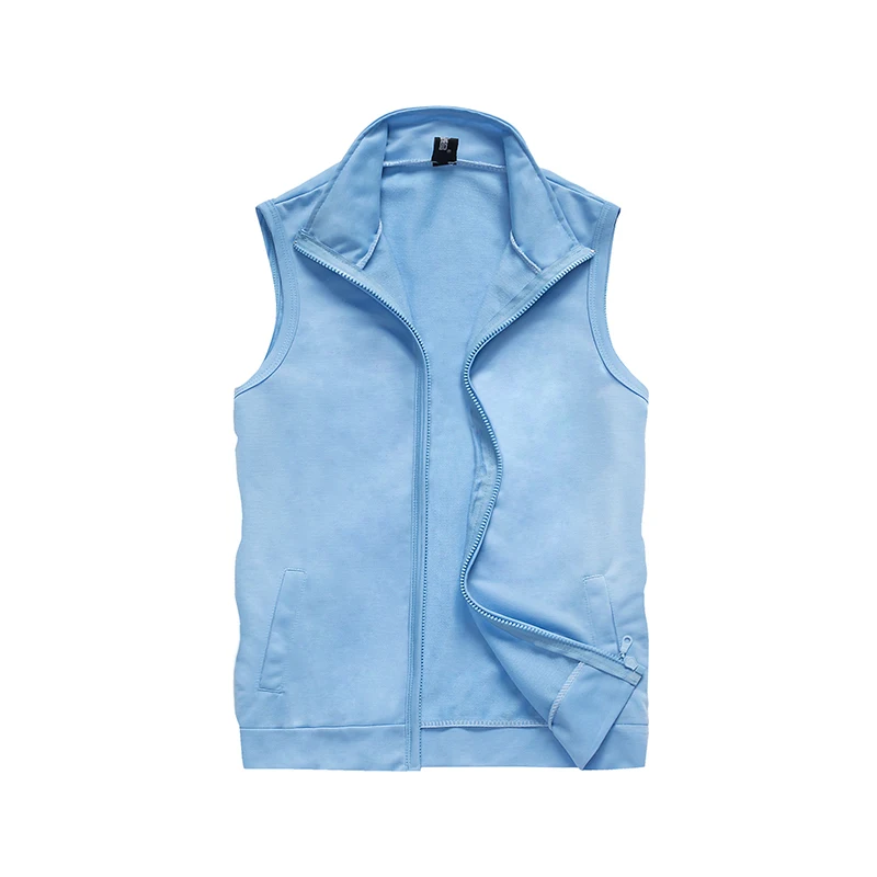 Летняя новая мужская куртка-жилет с капюшоном модные повседневные жилеты без