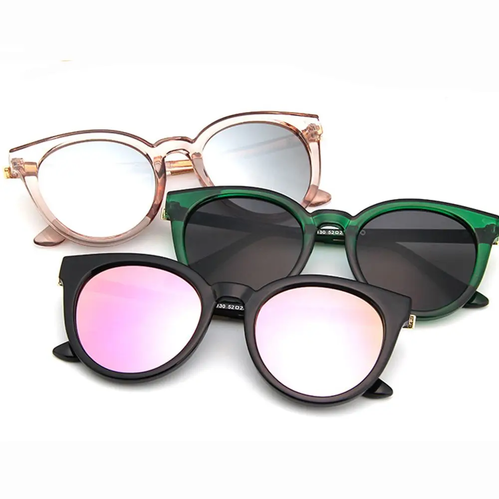 

Cool Cat Eye Women Lady Driving Outdoor Sports Travel Sunglasses Sun Glasses Metal glasses New Trendy Tinted Color Vintage Shape