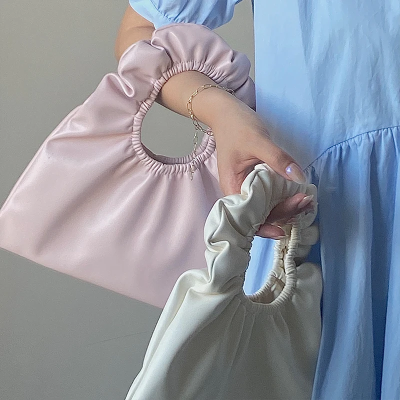 

Women's Soft Hobo-bag for Summer 2021 Causal Solid Shoulder Bag PU Tote-bag Stylish Fashion New Sling Handbags Clutch PU Purses