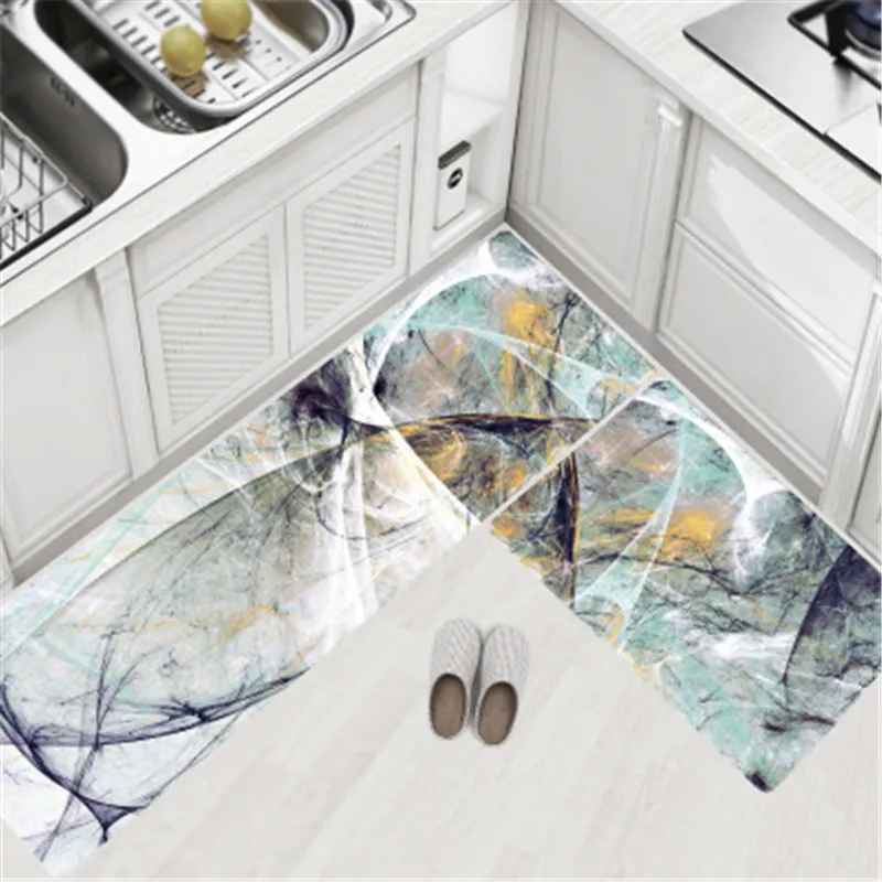 2019 Новый Кухонный коврик скандинавские кожаные коврики маслостойкий