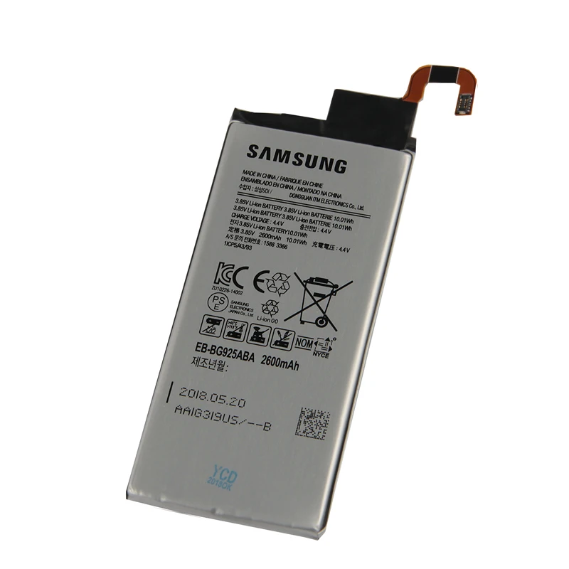 Оригинальный аккумулятор для Samsung GALAXY S6 Edge G9250 G925F G925S G925A G925 G925L G925K 2600 мА/ч |