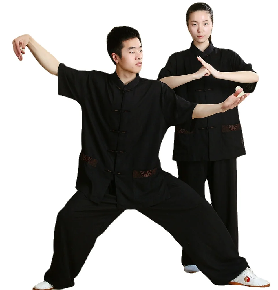 

2021 New Tai Chi Uniform Clothing Women Men Wushu Clothing Kung Fu Uniform Suit Martial Arts Uniform Outdoor Morning Sprots
