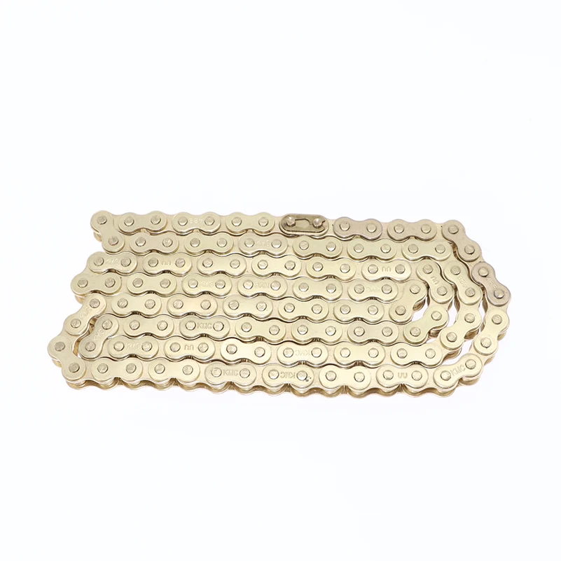 

Motorcycle 428 Gold Chain 102/104/108/110/118 Links Fit for 110 125 140 150cc dirt bike pit bike