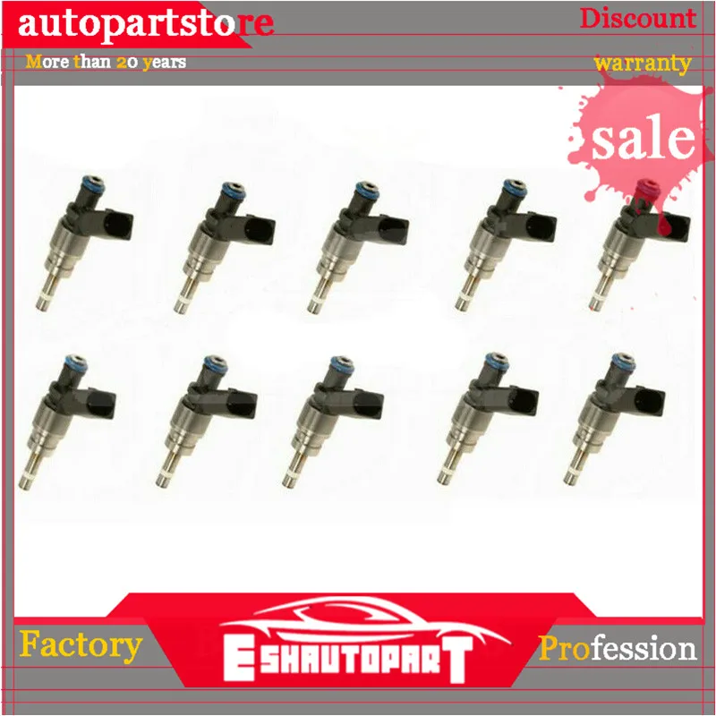 10 шт. Форсунка топливного инжектора для Audi A4A6A8 2005 2011 06E906036C 06E906036E 079906036C аксессуары