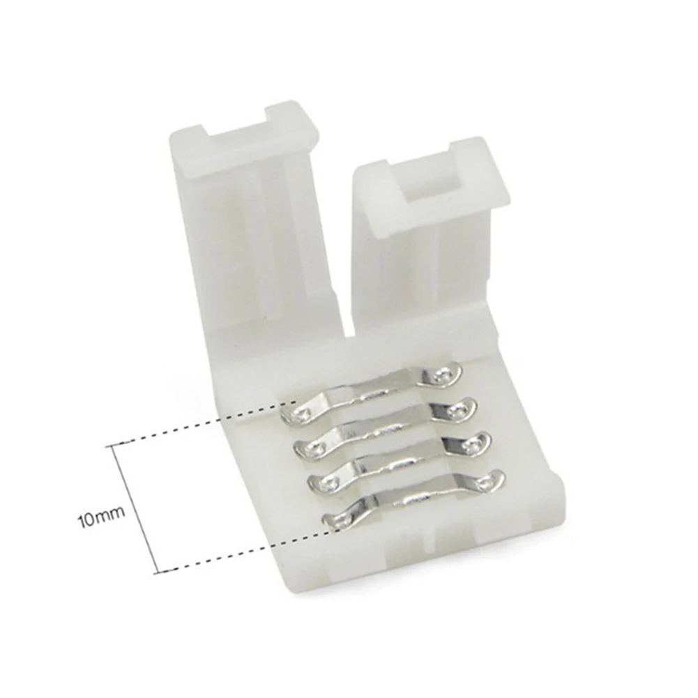 

4 Pin Light Strip Connector Kit Home With PBC Jumper Plug And Play Extension Cord Gapless Easy Install Waterproof RGB LED