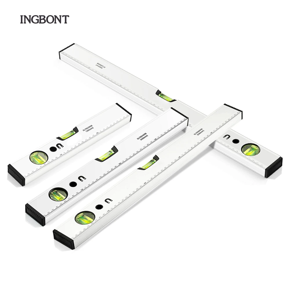 

High Precision Spirit Level Magnetic High Bearing Ruler Lever Bubbles Rustproof Horizontal Ruler Spirit Level balance ruler