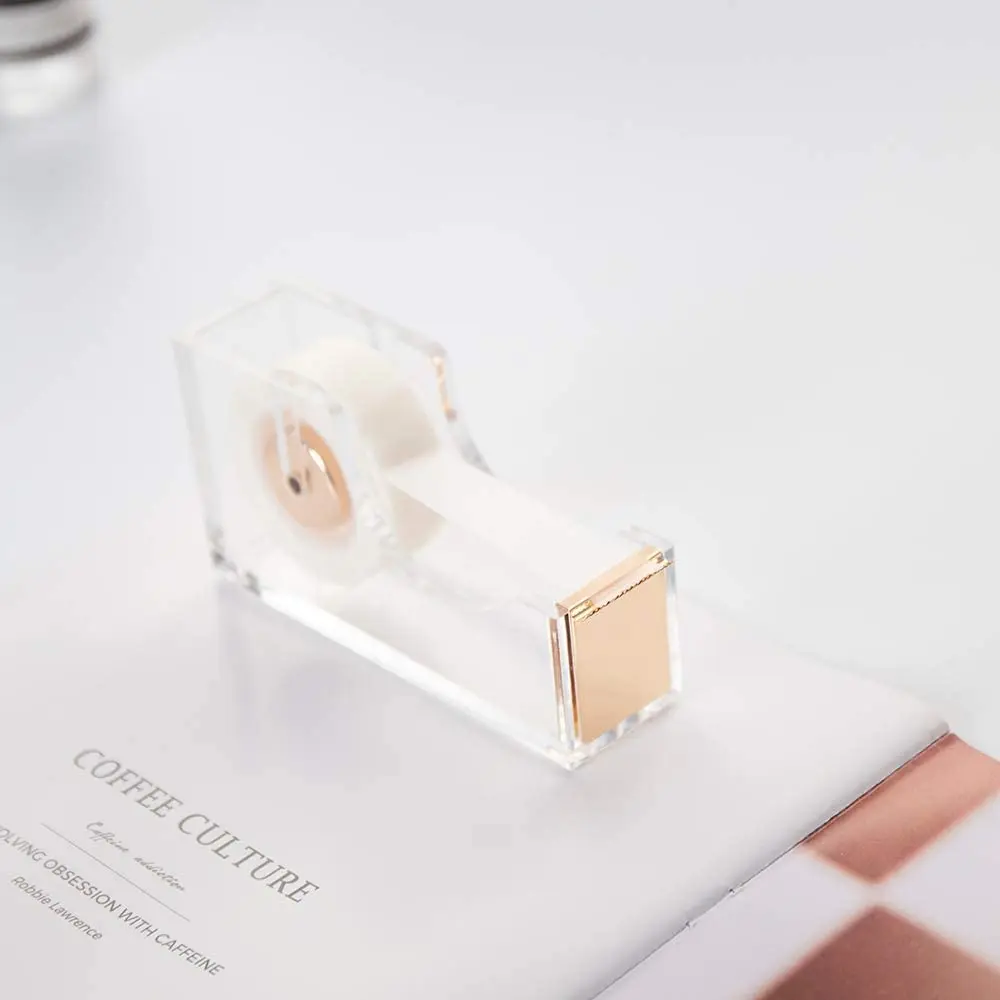 

Acrylic Gold Tape Dispenser