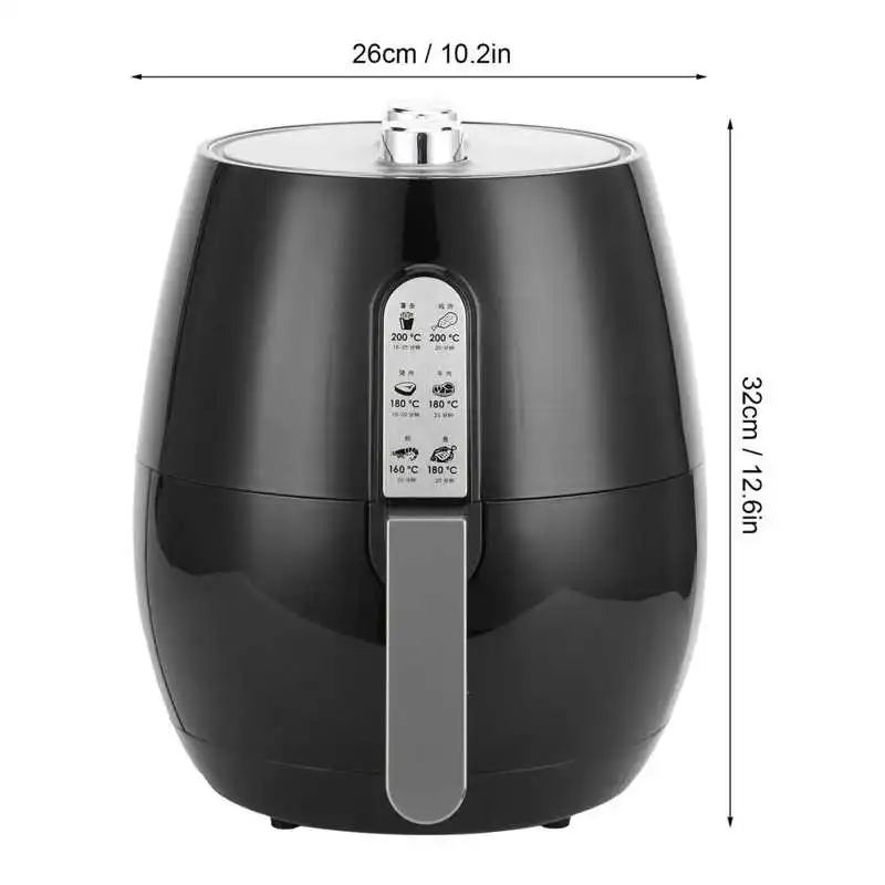

7L Electric Fryer Oil Free Chicken Wing French Fries Frying Machine Appliance AU 220V Food Fries Machine