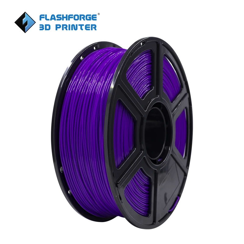 Flashforge PLA нити 1,75 мм 1 кг набор «сделай сам» для 3D принтеры - Цвет: PLA 1kg purple