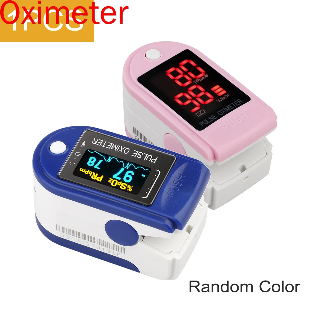 Пульсоксиметр Пальчиковый SPO2 PR портативный измеритель пульса и уровня кислорода