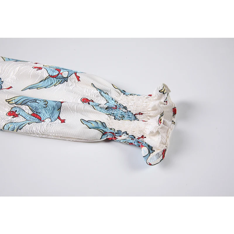 

Vintage Animal Print Long Sleeve Loose Women Blouses 2020 Autumn Elegant Korean Turn Down Collar Casual Female Shirt Blusas Tops