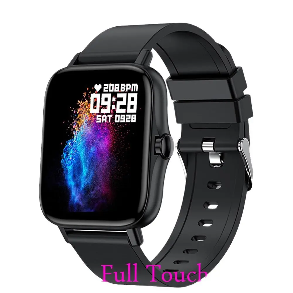 

2021 New Smart Watch 1.7 Inch Full Touch Bluetooth Call Clock Wrist Fitness Tracker Blood Oxygen Music Smartwatch Women Men