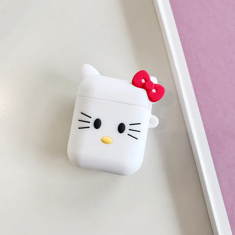 style 15 Силиконовый чехол для наушников для Apple Airpods 1 2, милый 3D мультяшный чехол для зарядки, чехол для наушников s для Airpods 2, полный защитный чехол - Цвет: style 15