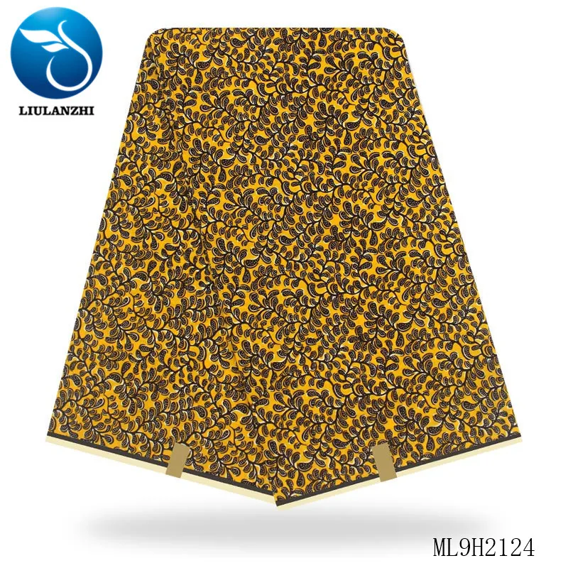ML9H2124 LIULANZHI Анкара ткань Африканский воск хлопок Нигерия воск ткань для одежды 6 ярдов/лот ML9H1664-1675 - Цвет: ML9H2124
