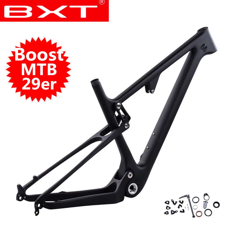 Задняя подвеска mtb рама из углерод XC для горного велосипеда 29er подтяжек plus 148/142 мм
