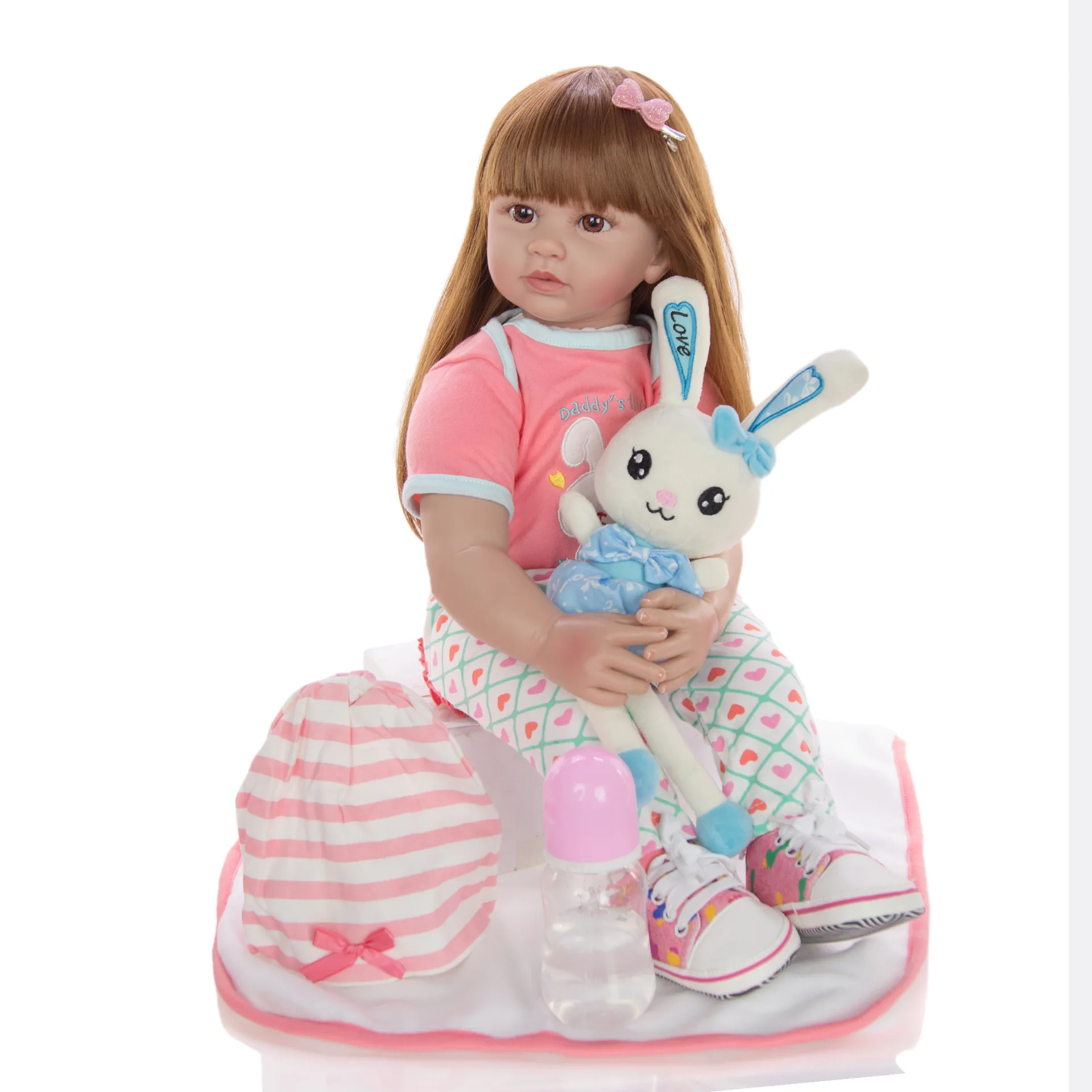 60 см мягкий силиконовый реалистичный реборн boneca bebe reborn для малышей куклы детей на
