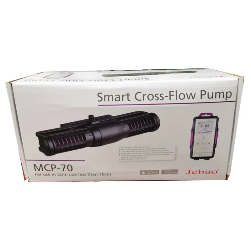 Jebao-bomba de agua para acuario, dispositivo con Control Wifi, pantalla LCD, flujo cruzado, serie MCP70, 90, 120, 150, 180, novedad-3