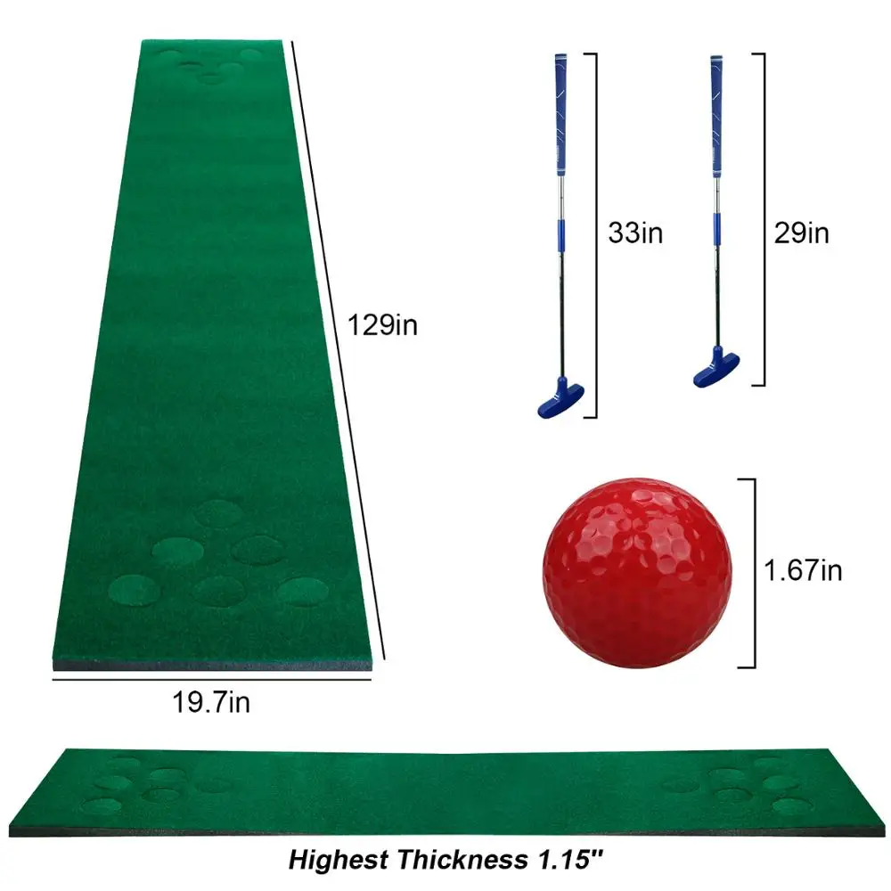 Набор для игры в гольф пиво понг зеленый коврик домашнего использования