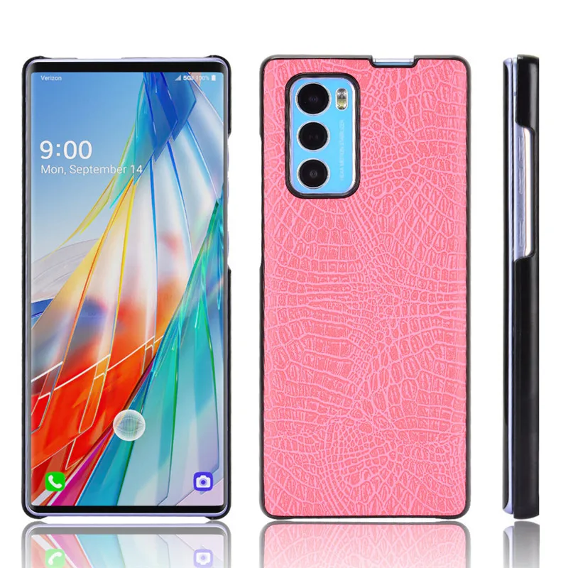 

5G Mobile Phone Case Crocodile Skin Pattern Rear Cover Anti-Fall Shell 5G Mobile Phone Case