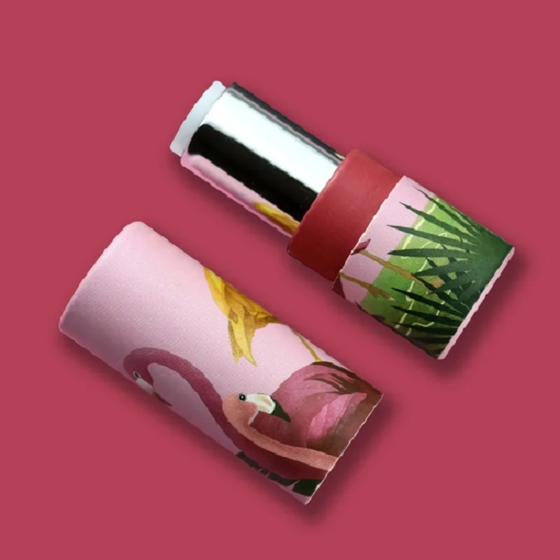 Пустой бумажный бальзам для губ 25 шт./лот круглый косметический контейнер сделай