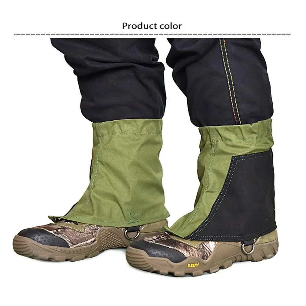

1 Pair Canvas Outdoor Trekking Tear Resistance Short Type Leg Guard Foot Cover Anti-scratch Cover Leggings
