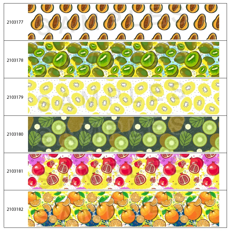 

Fruit Watermelon Printed Grosgrain Ribbon For Hair Bows DIY Crafts Handmade Accessories 5 Yards 25mm/38mm/50mm/75mm